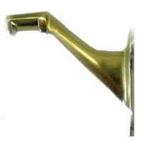 hand rail bracket, brass plated