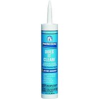 phenoseal caulk, clear 10 oz