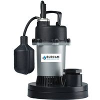 Burcam 300500 Submersible Sump Pump With Mechanical Float Switch