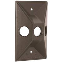 5327200 - RECTANGULAR COVER 3-1/2IN BRZ