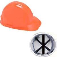 Hi-Viz Hard Hat with Pinlock, Orange