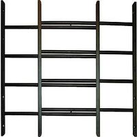 Window Bar Guard, 4 Bars Black