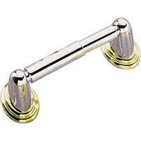 toilet paper holder, brass/chrome
