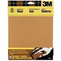 3m garnet sandpaper, medium 9in. x 11in.