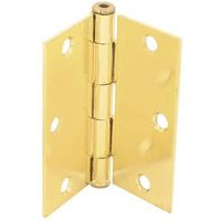 door hinge satin square, 4in.