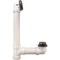 Plumb Pak 630PVC Foot Lok Stop Bath Drain Assembly With Pipe and Tee
