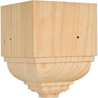 5367222 - 4-1/2PINE OUT CROWN CRNR BLOCK