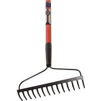 Bow Rake with Fiberglass Handle, 57"