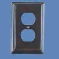 Duplex Outlet Wall Plate, Antique Copper