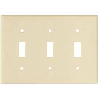 5411715 - 3GANG ALMOND SWITCH PLATE