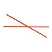 safety sign ribs with hole, 48in.