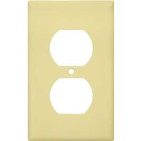 receptacle plate almond    