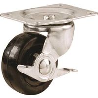swivel wheel caster, 3in. rubber