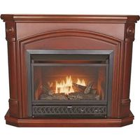 dual fuel gas fireplace, 26,000 btu coffee