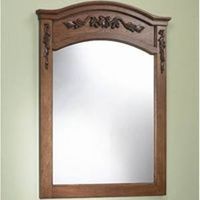 tuscany wall mirror, 35in. walnut