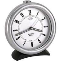 key wound alarm clock, grey