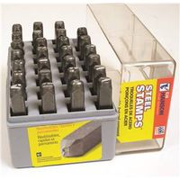 5499371 - 1/8IN LETTER STL STAMP SET/27