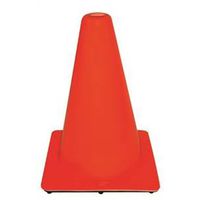 SAFETY CONE 12IN TRAFFIC PVC  