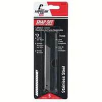 utility knife snap off blade, 5 pk