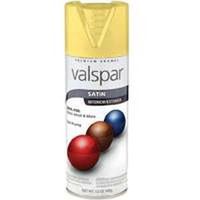 enamel satin spray paint, yellow crème
