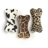skins bone dog toys, 3 pk