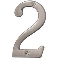5562160 - NUMBER 2 4IN SATIN NICKEL