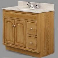 Vanity 2Door & 2 Drawer Oak Rta 