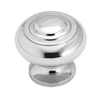 Cabinet Knob, 1 3/16in. Satin Nickel