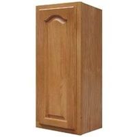One Door Wall Cabinet, Oak 12" x 30"