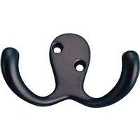 Double Prong Robe Hook, Bronze