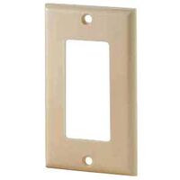 gfci decorator switch plate, almond