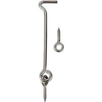 Wire Gate Hook & Eye, 3in. Zinc