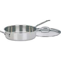 saute pan with cover, 5 1/2 qt