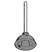 plunger with 19in. handle, 5in. cup