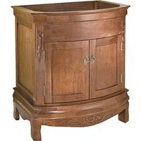 tuscany assembled vanity, 34 1/4in. walnut