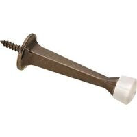 rigid door stop, 3in. antique nickel