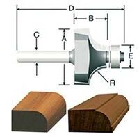 Roundover Router Bit, 5/8in.