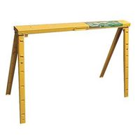 adjustable pro-folding steel sawhorse
