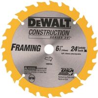 dewalt framing circular saw blade, 6 1/2in. 24t
