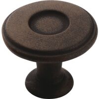 Coles Cabinet Knob, 1 1/4in. Antique Rust