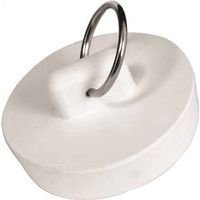 5737994 - 1-3/4" WHT RUBBER SINK STOPPER