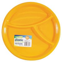 PLASTIC 3 SECTION TRAY 2PK    