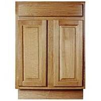 Two Door Base Cabinet, Oak 24in.