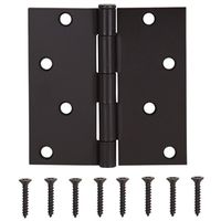 square residential hinge, oil rub 4in.