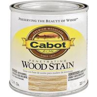 cabot oil based wood stain, 1/2 pt dark walnut