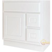 5763693 - 30X18 1 DR 2 DRWR WHT VANITY