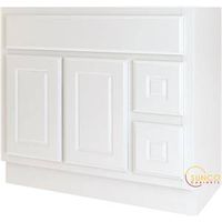 5763735 - 36X18 2 DR 2 DRWR WHT VANITY