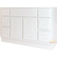 5763768 - 48X21 2 DR 4 DWR WHT VANITY