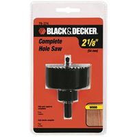 hole saw with mandrel, 2 1/8in.
