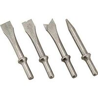 Air Hammer Chisel Set, 5in. 4 Pc Round
